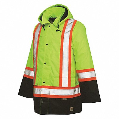 High Visibility Jacket 2XL Yellow/Green MPN:S17621
