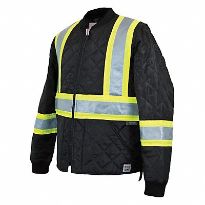 Quilted Safety Jacket 2XL Black MPN:S43221