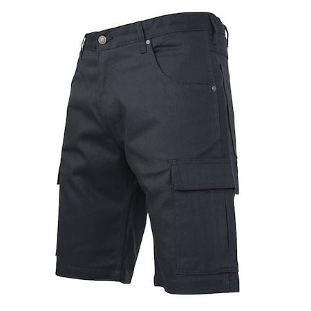 Shorts, 32, BLACK, 98% Cotton/2% Spandex MPN:631016