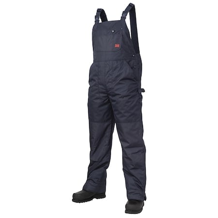 7910 Insulated Bib Overalls, Polyester, 600 den Fabric Weight, 32 in Inseam, Navy, 3XL MPN:791026