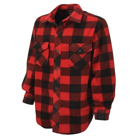 Buffalo Check Fleece Shirt, Red, L MPN:i96411