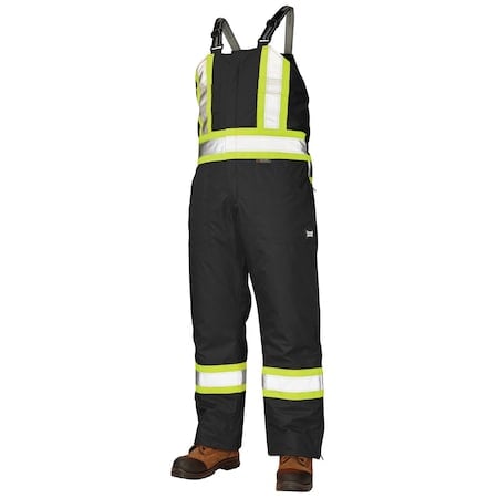 Hi-Vis Insulated Bib Overalls, Black, 3XL MPN:S79821