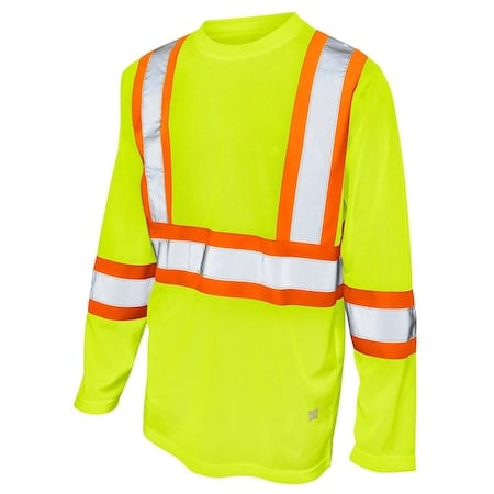 Micro Mesh Long Sleeve T-Shirt FL GN XS MPN:ST101