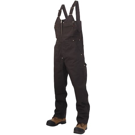 Deluxe Unlined Bib Overall, Dark Brown, 5XL MPN:WB042