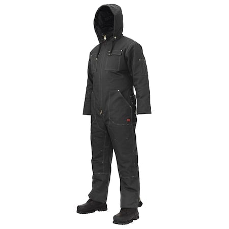Coverall, 100% Cotton, BLACK, XLS MPN:WC010