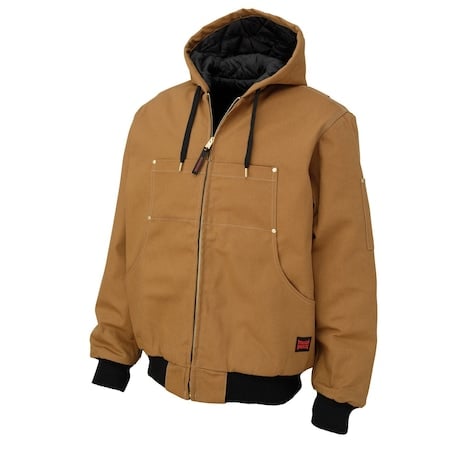 Hooded Duck Bomber Jacket, Brown, L MPN:WJ301