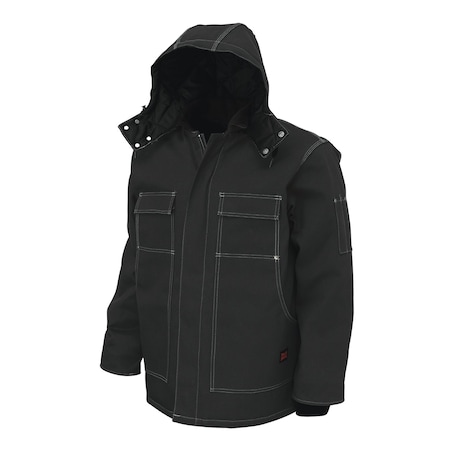 Jacket, 100% Cotton, BLK, 3XL MPN:WJ342