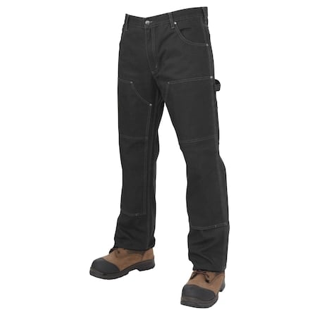 Mens Washed Duck Pant Black 44x34 MPN:WP023