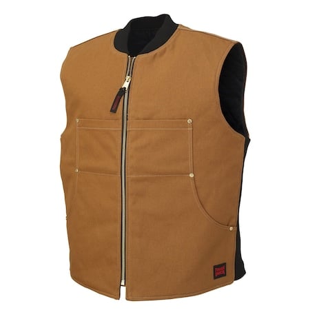 Mens Moto Vest Brown XLT MPN:WV043