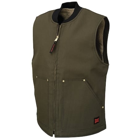 Vest, 100% Cotton, OLIVE, S MPN:WV061