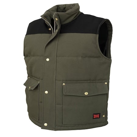 Vest, 100% Cotton, OLIVE, 2XL MPN:WV081