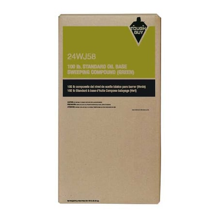 Sweeping Compound, Oil-Based, 100 lb, Box MPN:24WJ58