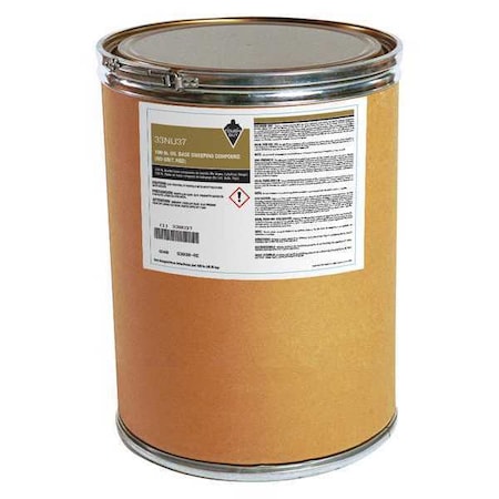 Sweeping Compound, Sawdust, 100 lb, Drum MPN:33NU37
