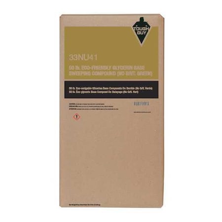 Sweeping Compound, Sawdust, 50 lb, Box MPN:33NU41