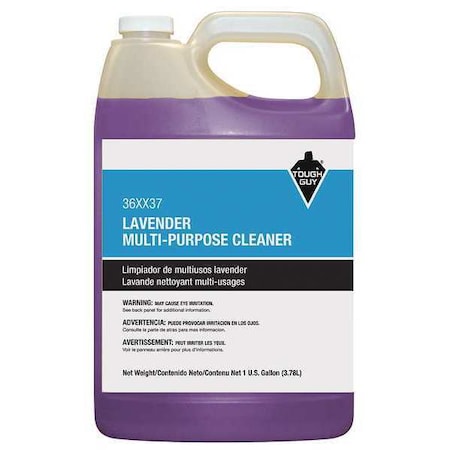 All Purpose Cleaner, Jug, 1 gal, Lavender MPN:36XX37
