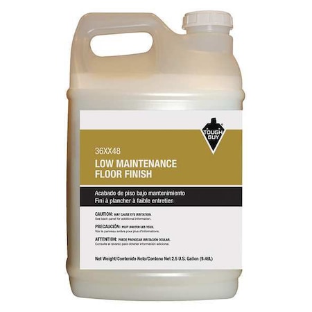 Floor Finish, 2.5 gal., Solid Content 0.18 MPN:36XX48
