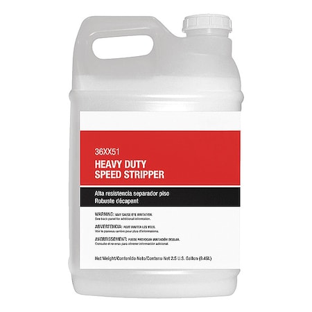 Heavy Duty Floor Stripper, 2.5gal., Bottle MPN:36XX51