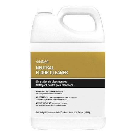 Floor Cleaner, Neutral, Jug, 1 gal, Concentrated, Floral MPN:444N59