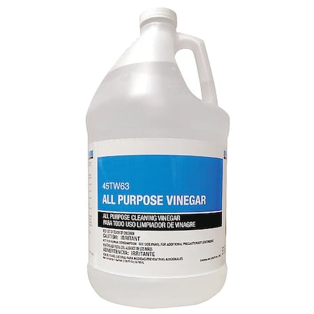 Cleaning Vinegar, Jug, 1 gal, Ready to Use, Fresh Fragrance, PK4 MPN:45TW63
