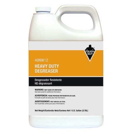 Cleaner/Degreaser, 1 Gal Jug, Liquid, Orange MPN:49NW12
