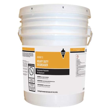 Cleaner/Degreaser, 5 Gal Pail, Liquid, Orange MPN:49NW15