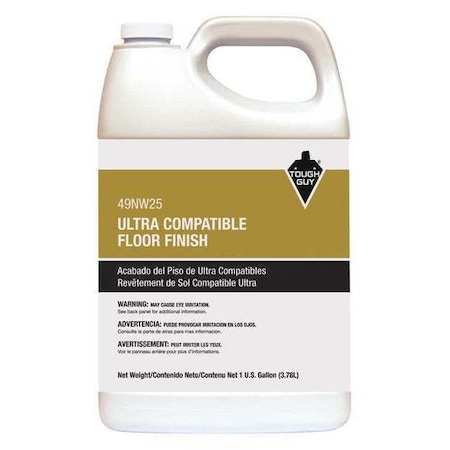 Floor Finish, 1 gal Size, 30 min. Dry Time MPN:49NW25