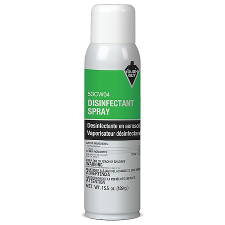 Disinfectant, 15.5 oz, Aerosol Can, Ready-To-Use, Floral MPN:53CW04