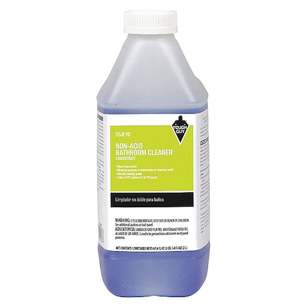 Bathroom Cleaner, Liquid, 0.5 gal, Bottle MPN:55JF70