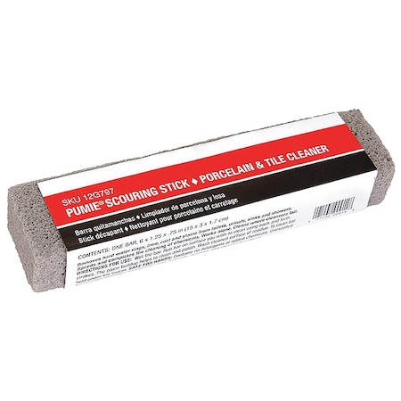Cleaner Stick, 5 3/4 in L, Gray MPN:12G797
