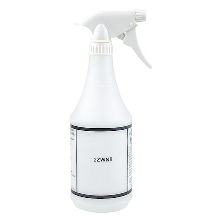24 oz. White, Plastic Bottle, PK12 MPN:130425