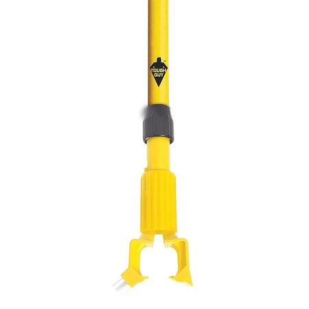 Clamp On Wet Mop Handle, Yellow, Fiberglass MPN:22F184