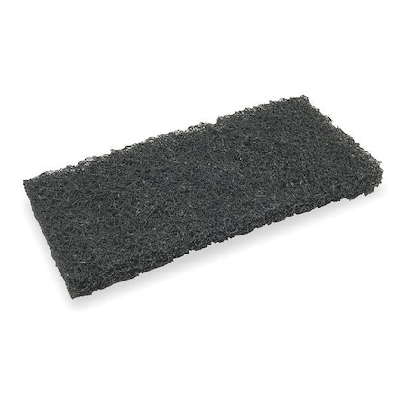 Cleaning Pad, 10in L, Black, 4 1/2 in W, PK5 MPN:280193