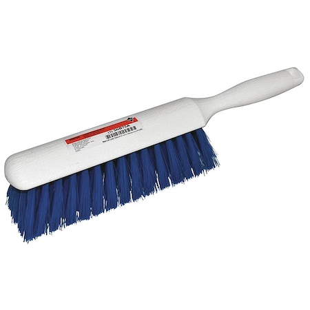 1 1/2 in W Bench Brush, Soft, 5 in L Handle, 8 in L Brush, Blue, Plastic, 13 in L Overall MPN:3NB70