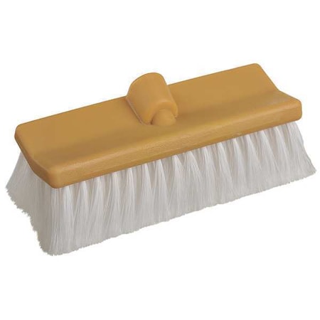6 in W BRUSH, Not Applicable L Handle, 10 in L Brush, White, Polypropylene, 10 in L Overall MPN:3ZG66