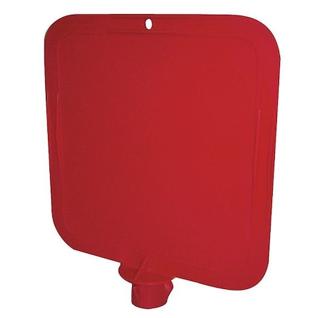 Safety Cone Message Board, polypropylene, 10 1/8 in Height, 2 7/16 in Length, 0.55 lb, Red MPN:6VKT2