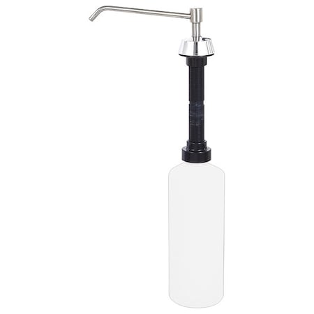Tough Guy Soap Dispenser, Counter, Manual, 1.2 L, Silver, Liquid MPN:54ZU86