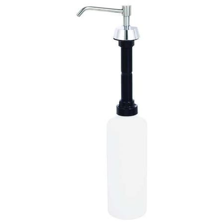 Tough Guy Soap Dispenser, Counter, Manual, 32 oz, Silver, Liquid MPN:54ZU87