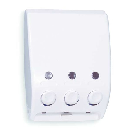 Toiletry Dispenser, WH, 400 mL, 3 3/4 inD MPN:1DYD7
