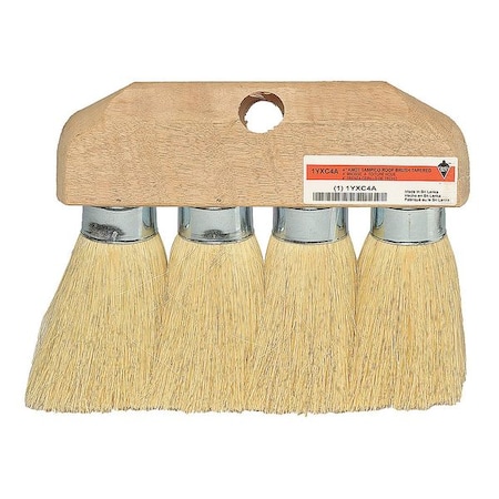 Roofing Brush, 8 in, 8 3/4 in, Wood MPN:1YXC4