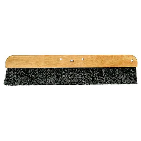 Cement Finishing Brush, Black, 24 In, Construction: Wood MPN:1YXC8