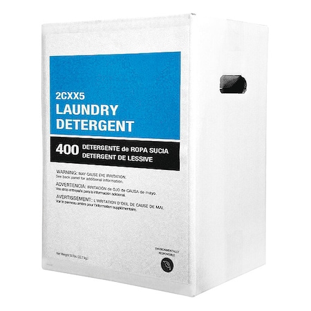Laundry Detergent, High Efficiency (HE), Powder, Box, 50 lb, 240 Loads, Unscented MPN:2CXX5