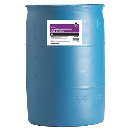 Portable Toilet Deodorizer, 55 gal, Drum MPN:18E879