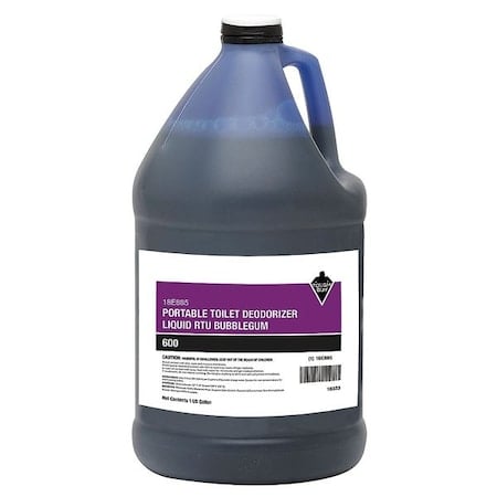 Portable Toilet Deodorizer, 1 gal, Jug MPN:18E885