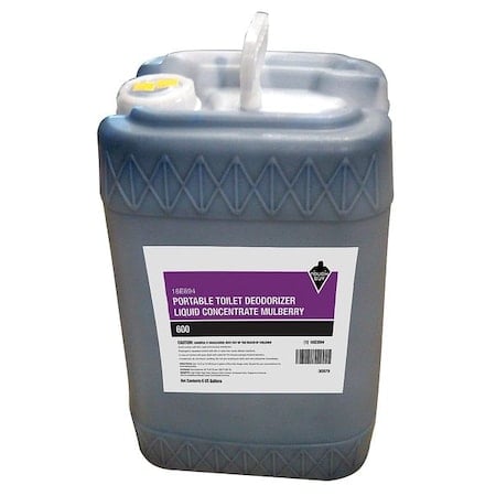 Portable Toilet Deodorizer, 6 gal, Jug MPN:18E894