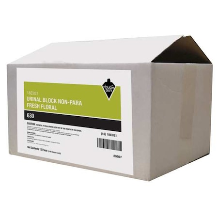 Urinal Cake, Non-Para, Fresh Floral, PK12 MPN:18E921