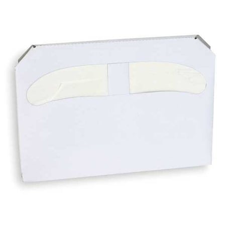 Toilet Seat Cover, 1/2 Fold, 250 Sheets, White, 20 PK MPN:2VEX6