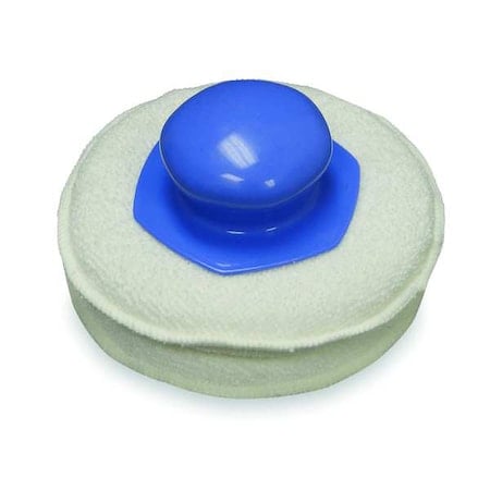 Microfiber Applicator Pad, Blue, White, 2PK MPN:2ZPE8