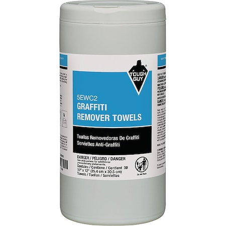 Graffiti and Paint Remover Towels 10-1/2