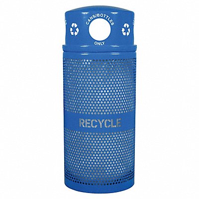 Recycling Container Blue 34 gal. MPN:13P560