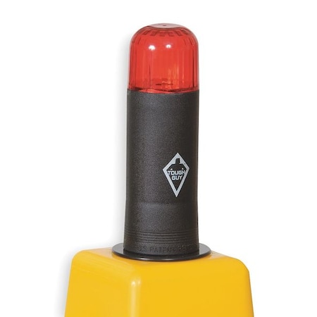 Flashing Light, Red, Plastic, 5 5/8 in H MPN:2LEC9